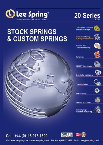 Lee Spring Series 20 catalogue released